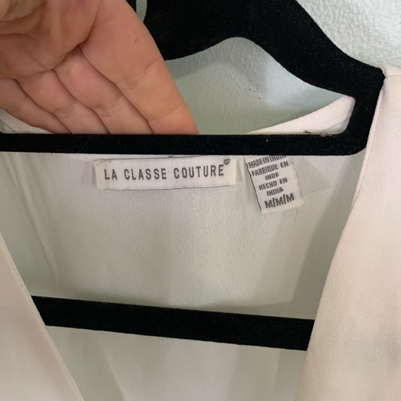 NWOT - Button Up Blouse - White - Picture 3 of 3